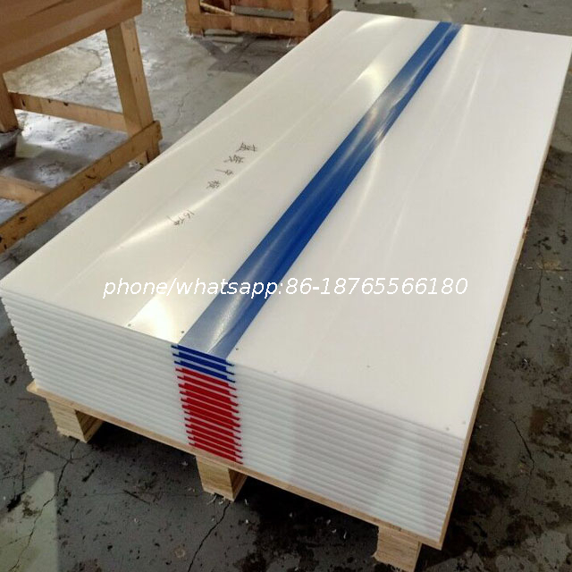 Customized synthetic ice rink panel/Artificial ice board/plastic skating panel
