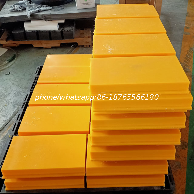 Cnc Machined Uhmwpe Dock Fender Pad Dock Rail Pe Fender Front Pad In Uhmwpe Polymer Plastic With Bolt Holes