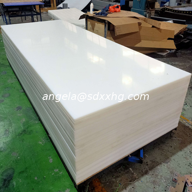 White UHMWPE Board/ HDPE Marine Board/PE1000 Liner Sheet