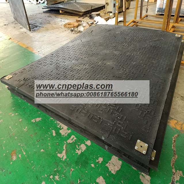 Anti- Slip Oil Drilling Rig Heavy Duty Plastic Engineering Plastic Ground Protection Mat 
